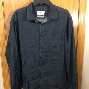 Goodfellow & Co. Blue Button-Up Long Sleeve